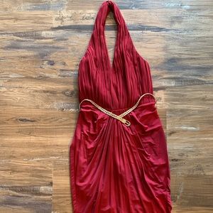 Gorgeous Bebe halter cocktail dress